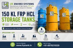 150 KL FRP HCL Storage Tanks