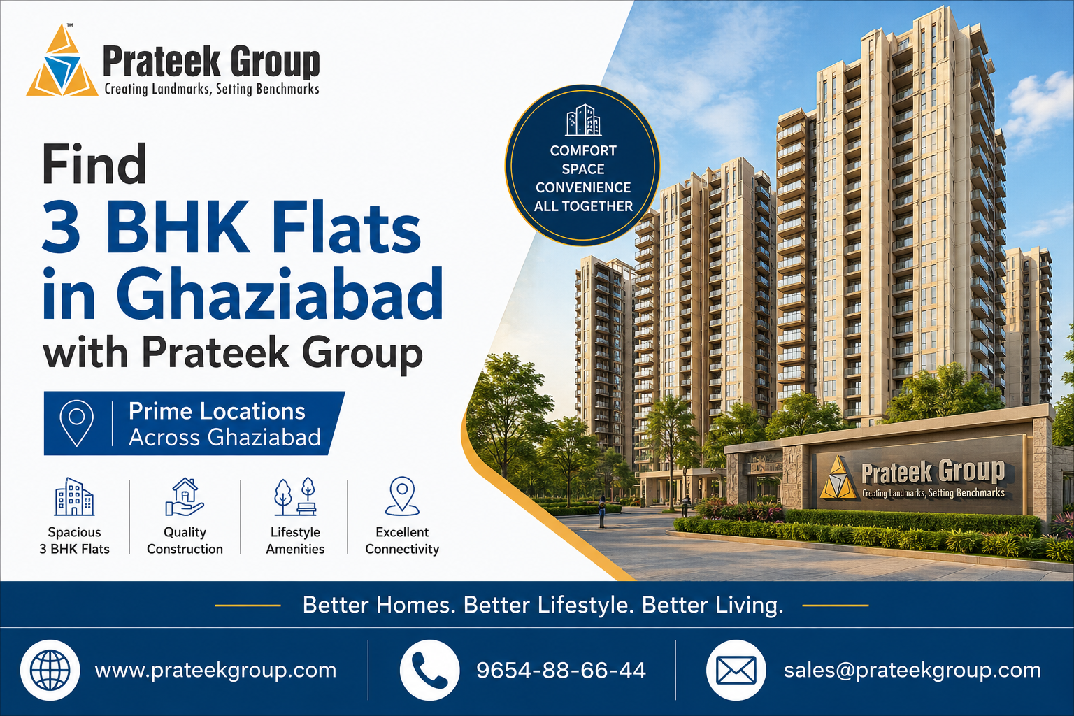 3 BHK Flats Ghaziabad