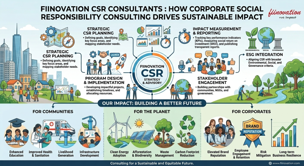 Fiinovation CSR Consultants : How Corporate Social Responsibility Consulting Drives Sustainable Impact