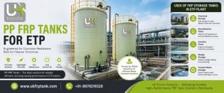 PP FRP Tanks for ETP