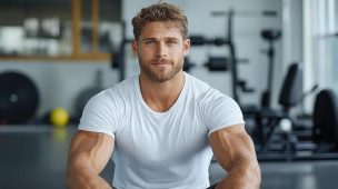 men gym tshirt