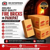 Available Best Quality Fire Bricks in Panipat by Authorised Distributor