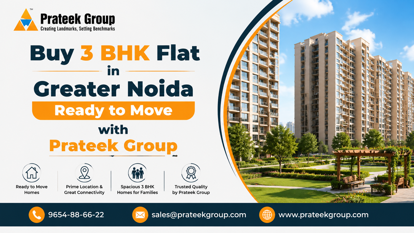 3 BHK Flat in Greater Noida Ready to Move