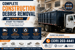 Complete Construction Debris Removal in Lynn MA from Start to Finish
