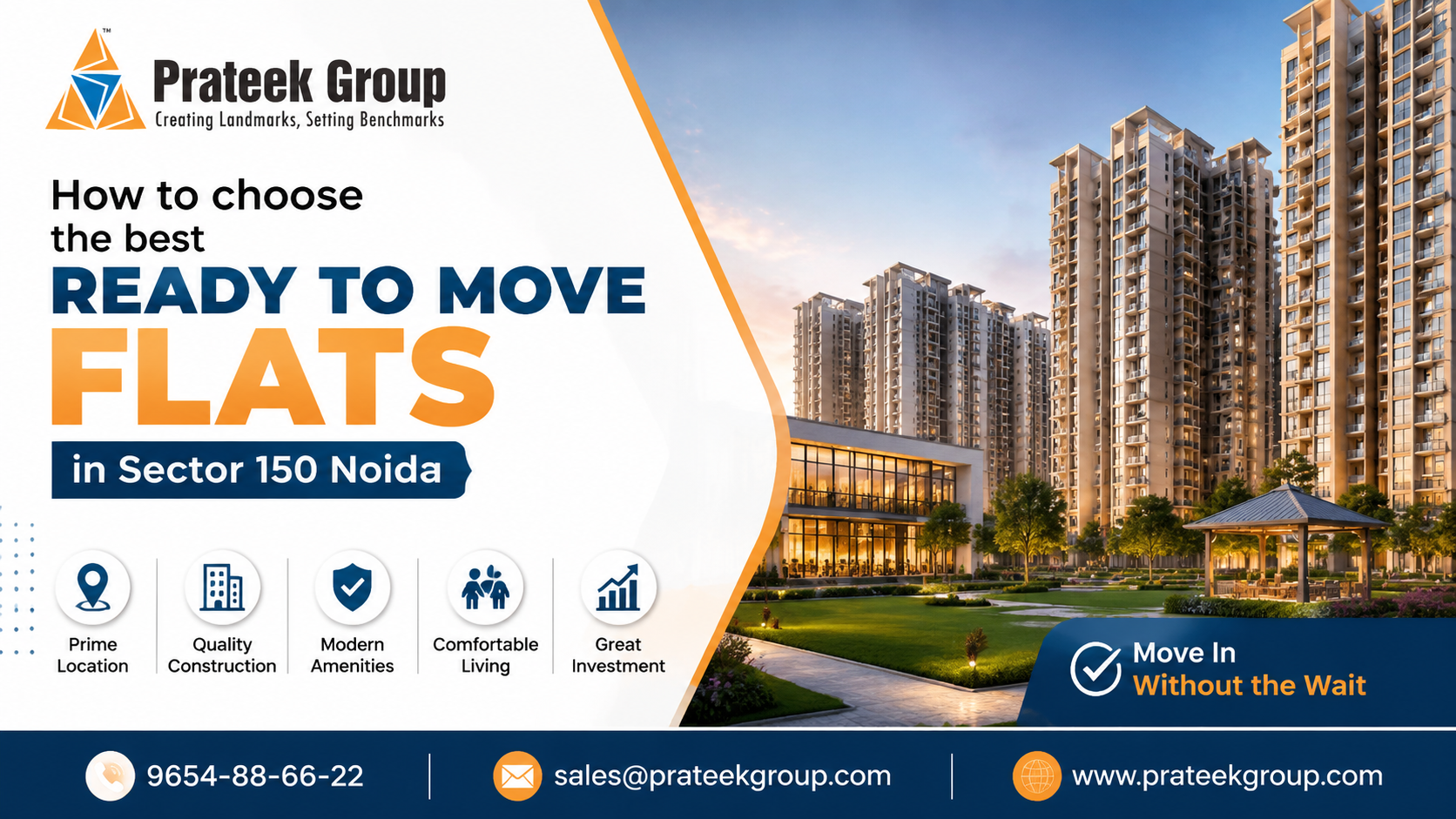 Ready to Move Flats in Sector 150 Noida