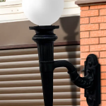 Black Outdoor Wall Sconce That Complements Any Exterior