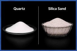 quartz vs silica sand comparison